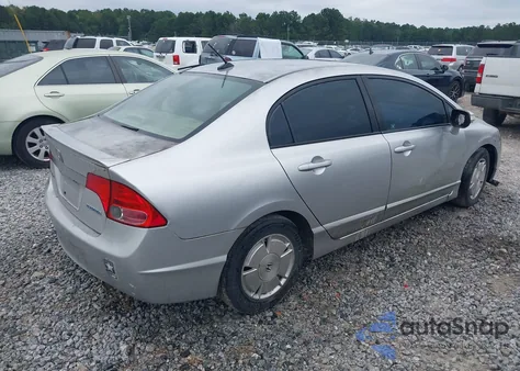 2008 Honda Civic Hybrid from USA, damaged, VIN JHMFA36268S026909